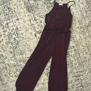 Spaghetti strap jumpsuit!